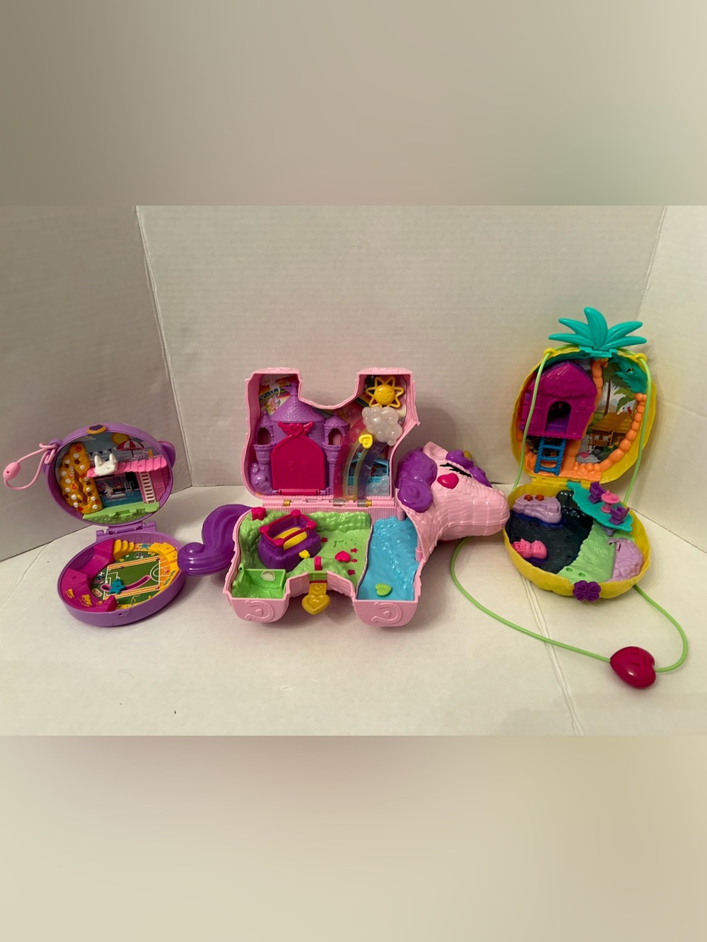 Polly pocket Playset Collection - Pink & Purple Compact Toys